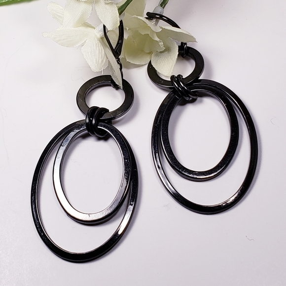 Earrings Hemetite - Picture 2 of 2